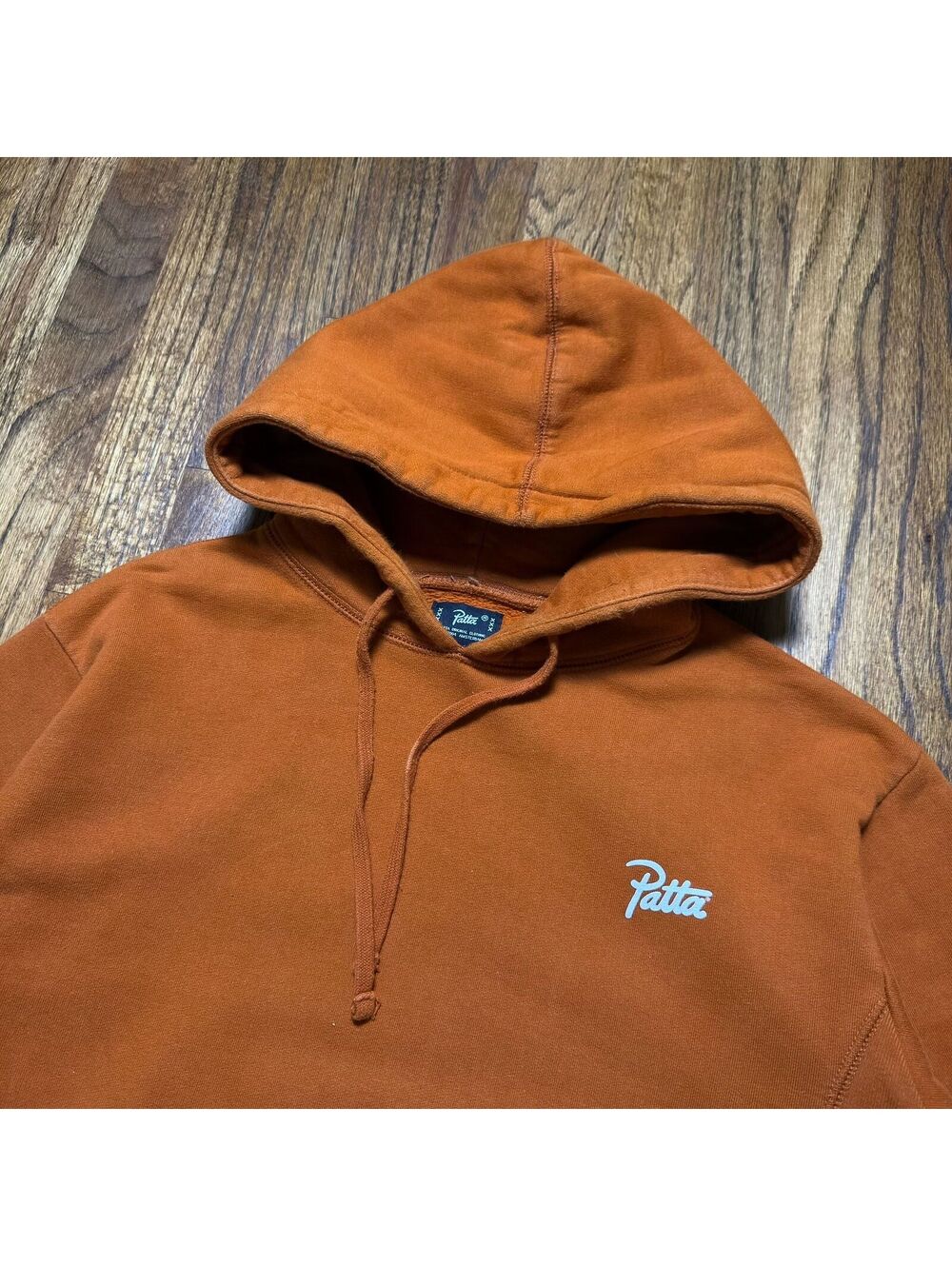 Patta Basic Hoodie Rust • M - Picture 2 of 5